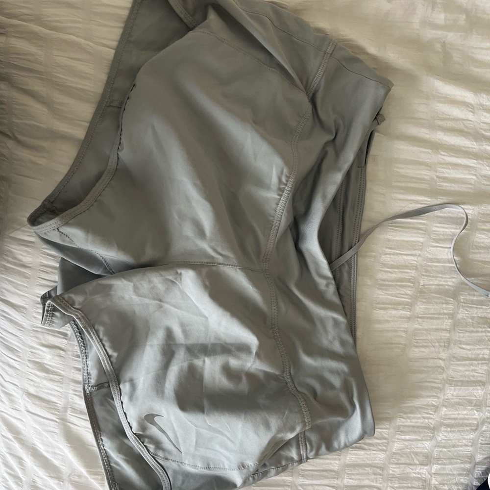 Nike Light Gray Sports Shorts